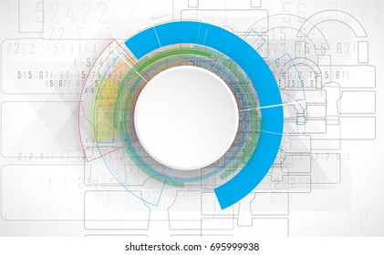 Cyber security and information or network protection. Future cyber technology web services for business and internet project