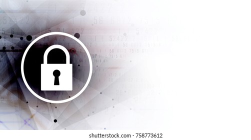 Cyber security and information or network protection. Future cyber technology web services for business and internet project