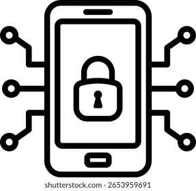 Seguridad cibernética Internet Bloqueo de seguridad Contraseña cibernética móvil 11749