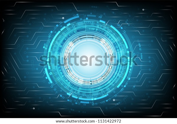 Cyber Security Lock Password Vector Technology Stock Vector (Royalty ...