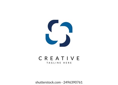 Ilustración de diseño de logotipo de seguridad cibernética