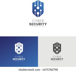 Cyber Security Logo Design Template Stock Vector (Royalty Free ...