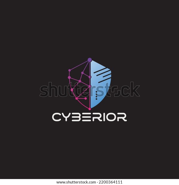 Cyber Security Logo Design Template Tech Stock Vector (Royalty Free ...