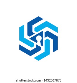 Cyber Security Logo Design Vector