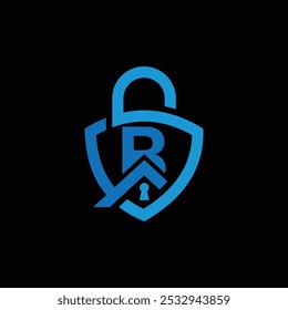 Cyber Security Logo And Letter B