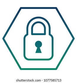 cyber security padlock safety data information