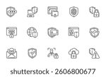 Cyber security. Personal data protection. Online payment security, server security and data protection.