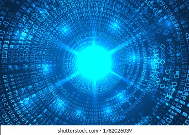 cyber security and privacy technology abstract background.