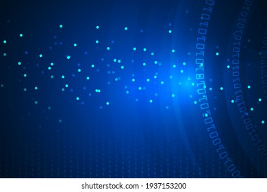 cyber security and protected from threat technology abstract.