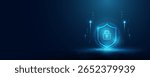 Cyber security protection background, technology and data locking