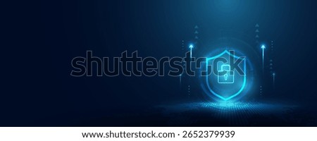 Cyber security protection background, technology and data locking
