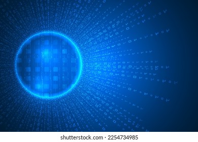 cyber security and protection by binary code technology abstract
