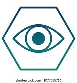 cyber security protection eye web data