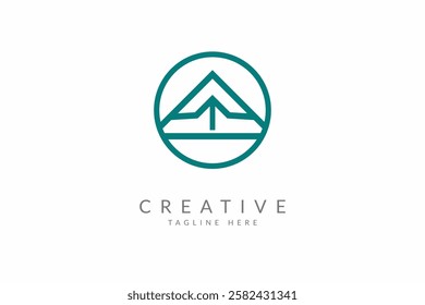 Cyber security and protection logo design.