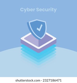 Cyber-Sicherheitsdienste zum Schutz personenbezogener Daten. Online-Zahlungssicherheit, Cloud-Shared-Dokumente, Server-Sicherheit und Datenschutz-Konzept. Vektorgrafik.