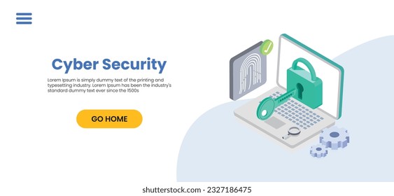 Cyber Security Services to Protect Personal Data. Online Payment Security, Cloud Shared Documents, Server Security and Data Protection Concept. Vector Illustration.