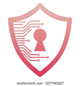 cyber security shield protection privacy access
