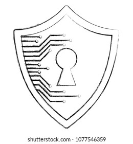 cyber security shield protection privacy access