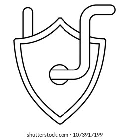 cyber security shield protection worm virus