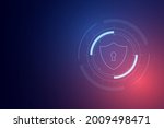 Cyber security technology concept , Shield With Keyhole icon  , personal data , 