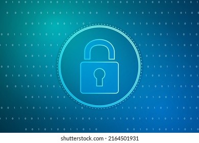 Cyber security technology concept , Shield With Keyhole icon  , personal data , 