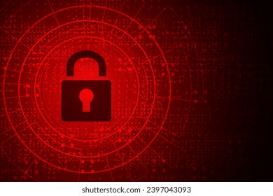 Cyber security technology concept , Shield With Keyhole icon  , personal data , 