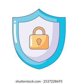 Tecnología de seguridad cibernética Diseño aislado