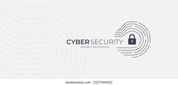 Cyber security technology on circuit board. Abstract background futuristic Hi tech style, Technology data protection system, Internet security and safety information personal, Vector 10 eps.