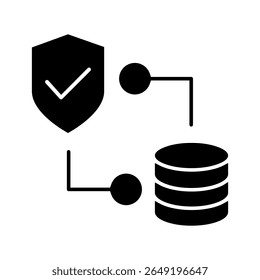 Cyber security vector icon. Firewall illustration sign. Web protection symbol. Cyber security web icon.