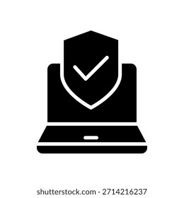 Icono de Vector de seguridad cibernética. Signo de ilustración de cortafuegos. Símbolo de protección del Web. Icono de Web de seguridad cibernética.