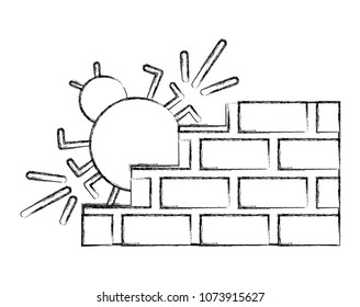 cyber security virus bug firewall