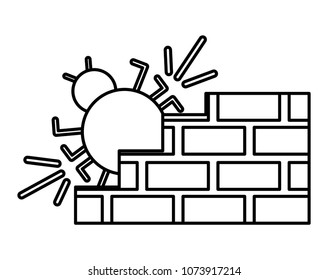 cyber security virus bug firewall