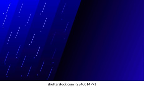 Rechtecke auf Cyberseiten, geometrischer, dunkelblauer Nachthintergrund