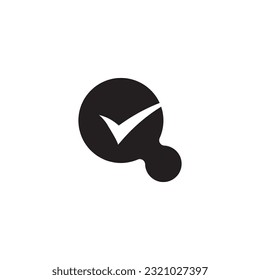 ilustración de diseño de logotipo simple cibernético.