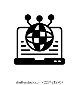 Cyber Space icon in vector. Logotype