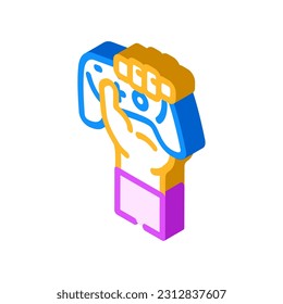 cyber sport team isometric icon vector. cyber sport team sign. isolated symbol illustration