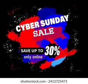 
Cyber Sunday , save up to 30% Sale square banner template for social media posts,  banners design, web design or online ads. creative black Friday  vector design in 2024 ..
