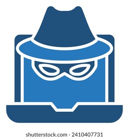 Cyber Swindling icon line vector illustration