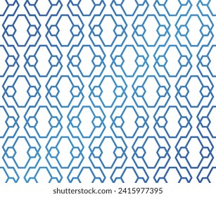 Cyber Tech Pattern, digital cell network background hexagon geometric line pattern. Great for mobile app, web, print etc.