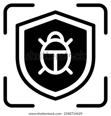 Cyber Threat Detection Icon illustration, for uiux web, app, infographic, etc