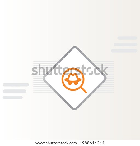 Cyber Threat Intelligence Icon Vector Design