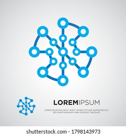 Cyber virus protect vector design concept