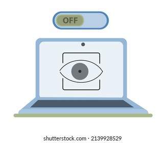 Cyber or web security. Digital data protection and database safety. Protection of an information in the internet, cyberattack prevention. Flat vector illustration