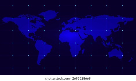 Cyber World Connection Background Design