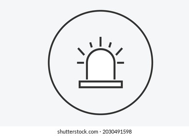 Cyberattack Incident Response Icon Vector Design