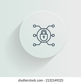 cybercrime investigation icon vector design