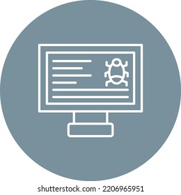 Cybercrime vector icon. Can be used for printing, mobile and web applications.