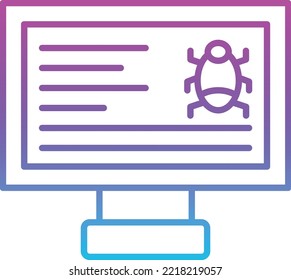 Icono del vector del cibercrimen. Se puede usar para imprimir, móviles y aplicaciones web.