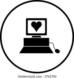 cyber-love symbol