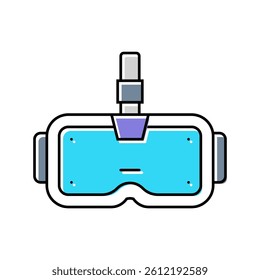 cybernetic enhancement cyberpunk color icon vector. cybernetic enhancement cyberpunk sign. isolated symbol illustration